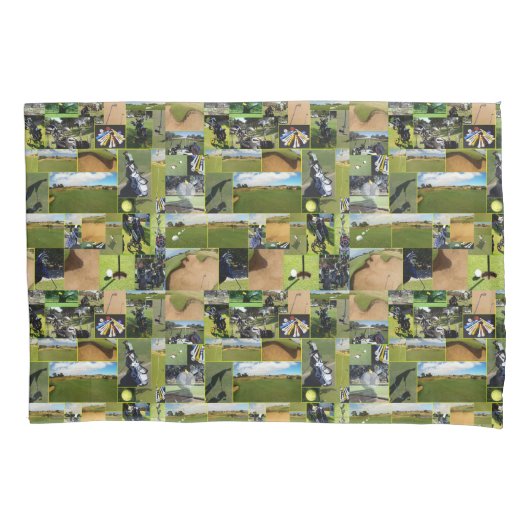 Housse D'oreillers Golf Collage (devant-gauche)