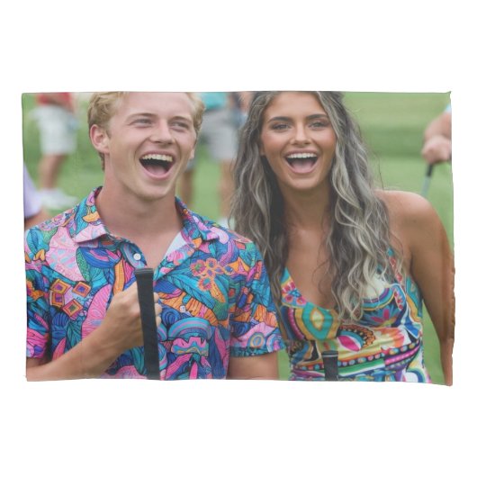 Housse D'oreillers Golf Photo Customize Personalize (devant-gauche)