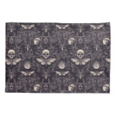 Housse D'oreillers Gothique Crâne et lit de lune (Dos)