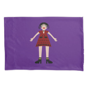 Housse D'oreillers Gothique Halloween Vampire Lady Motif double face