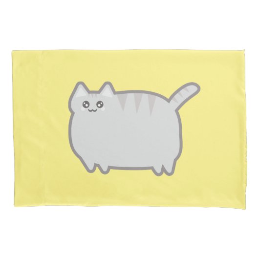 Housse D'oreillers Graisse de Kawaii (devant)