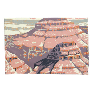 Housse D'oreillers Grand Canyon Western Graphic Art American