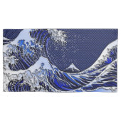 Housse D'oreillers Grande vague Hokusai dans le style Chrome (devant-gauche)