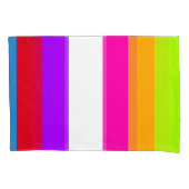 Housse D'oreillers Grandes Couleurs Néon | (devant-gauche)