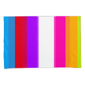 Housse D'oreillers Grandes Couleurs Néon | (devant-Droit)