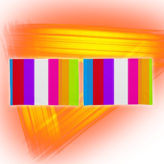 Housse D'oreillers Grandes Couleurs Néon |