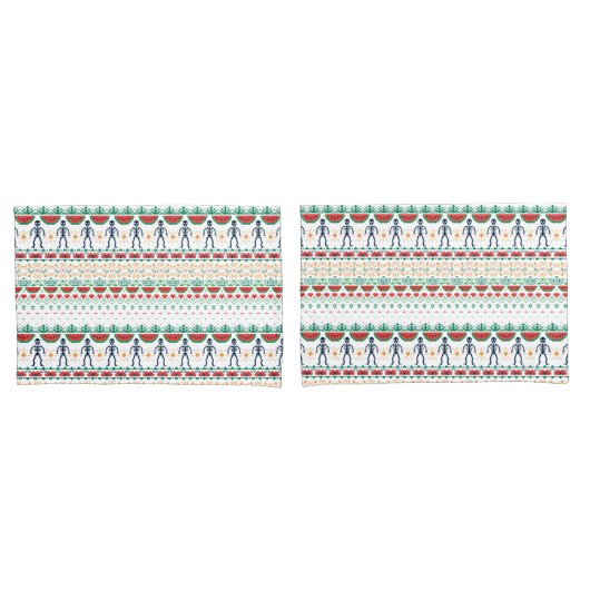 Housse D'oreillers Graphique mexicain de Frida Kahlo | (devant-Set)