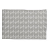 Housse D'oreillers Gray Diamond Pattern (Dos)