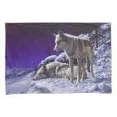 Housse D'oreillers Gray Wolves (devant-Droit)