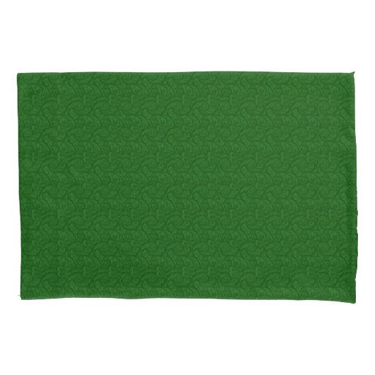 Housse D'oreillers Green Paisley (devant-gauche)