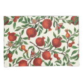 Housse D'oreillers Grenades et papillons Bella sur blanc (devant-Droit)