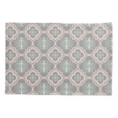 Housse D'oreillers Grey Baroque Royal Damask (Dos)