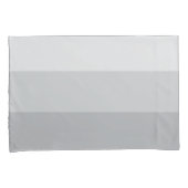 Housse D'oreillers Gris argenté rayé (devant-Droit)