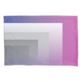 Housse D'oreillers gris bleu Fuchsia (devant-gauche)