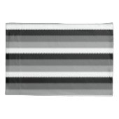 Housse D'oreillers Gris noir Gris cendré blanc (Dos)