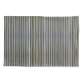 Housse D'oreillers Gris Smokey Monochromatique rayures Monochromatiqu (Dos-gauche)