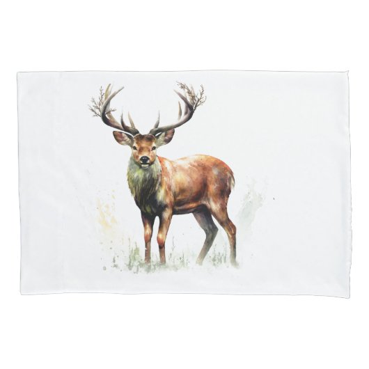 Housse D'oreillers Gros Cerf Raté (devant)
