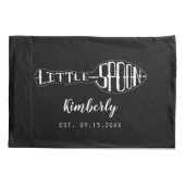 Housse D'oreillers Grosse cuillère Petite cuillère Anniversaire Coupl (Dos-gauche)