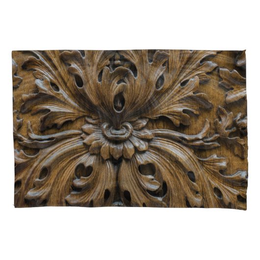 Housse D'oreillers Grossesse en chêne : détail de la menuiserie (devant)