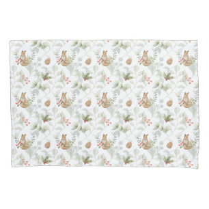 Housse D'oreillers Grotte d'hiver Forêt boisée Cute