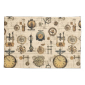 Housse D'oreillers Grunge Rustic Steampunk Horloge (13) (Dos-gauche)