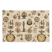 Housse D'oreillers Grunge Rustic Steampunk Horloge (13) (Dos-Droit)