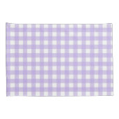 Housse D'oreillers Guingan lilas (Dos-Droit)