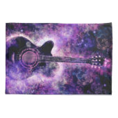 Housse D'oreillers Guitare Musique violet Coussin Coque (Dos)