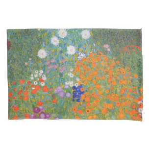 Housse D'oreillers Gustav Klimt Fleur Jardin Cottage Nature