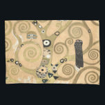 Housse D'oreillers Gustav Klimt - L'Arbre de Vie, La Frieze Stoclet<br><div class="desc">L'arbre de vie,  Frieze Stoclet,  partie centrale du panneau gauche - Gustav Klimt,  Carton,  1909</div>