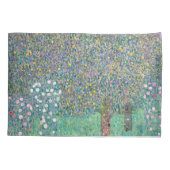 Housse D'oreillers Gustav Klimt - Rosiers sous les arbres (Dos)