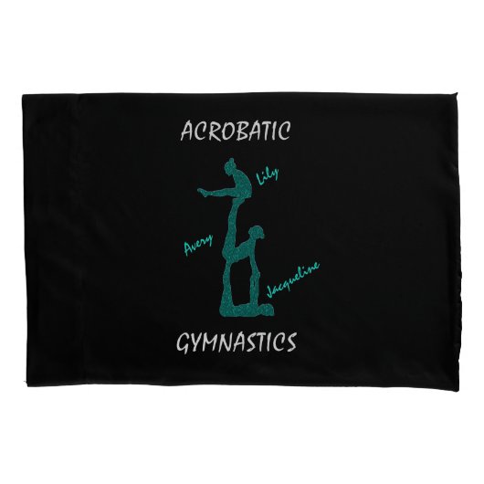 Housse D'oreillers Gymnastique acrobatique Pillowcase (devant)