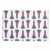 Housse D'oreillers Gymnastique acrobatique Tumbling Acro Danseuse Fil (Dos)