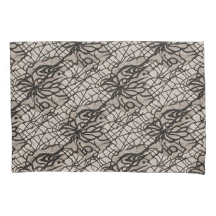 Housse D'oreillers Halloween Black Lace Spider Web sans couture