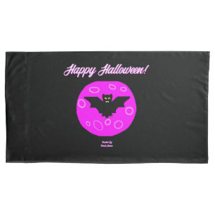 Housse D'oreillers Halloween chauve-souris King Taille Pilote