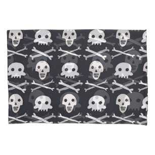 Housse D'oreillers Halloween Motif coloré crâne