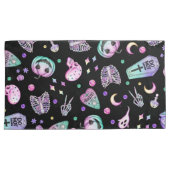 Housse D'oreillers Halloween pastel gothique apothecaire et cimetière (devant-Droit)