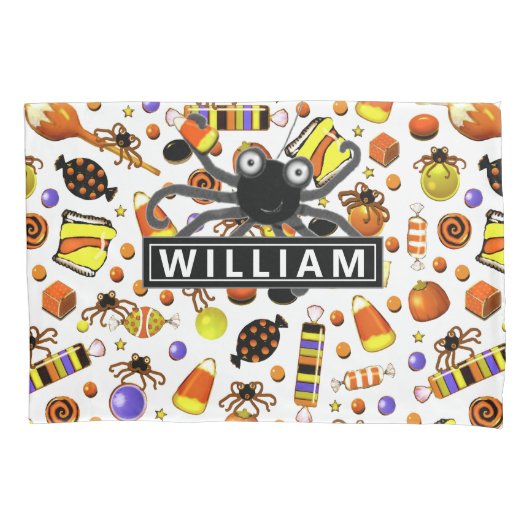 Housse D'oreillers Halloween personnalisé (devant)