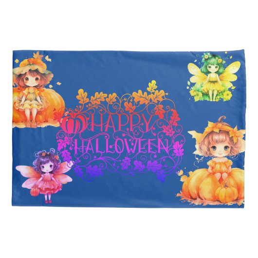 Housse D'oreillers Halloween pixies Pillowcase (Dos)