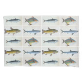 Housse D'oreillers HAMbyWG - Coque Coussin - Quatre poissons (devant)