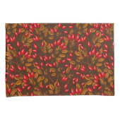 Housse D'oreillers hanches roses, brune et rouge (devant-Droit)