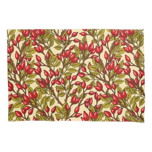 Housse D'oreillers hanches roses, rouge, vert, jaune (devant-gauche)