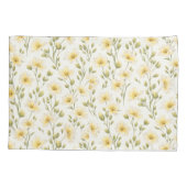 Housse D'oreillers Hand-Painted Floral Pillowcase (Dos)