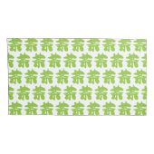 Housse D'oreillers Hanzi / Kanji Langue Caractère Thé chinois (Dos-Droit)