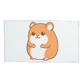 Housse D'oreillers Happy Hamster Pillowcases (Dos-Droit)