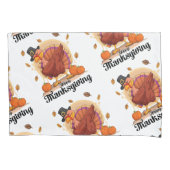 Housse D'oreillers Happy Thanksgiving (devant)