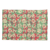 Housse D'oreillers Harmonie d'encre et de Rose - Motif transparent (Dos)