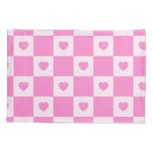 Housse D'oreillers Heart Modern Pink Love Collection (Dos)