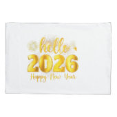 Housse D'oreillers Hello 2026 Happy New Year Firework Family (Dos)