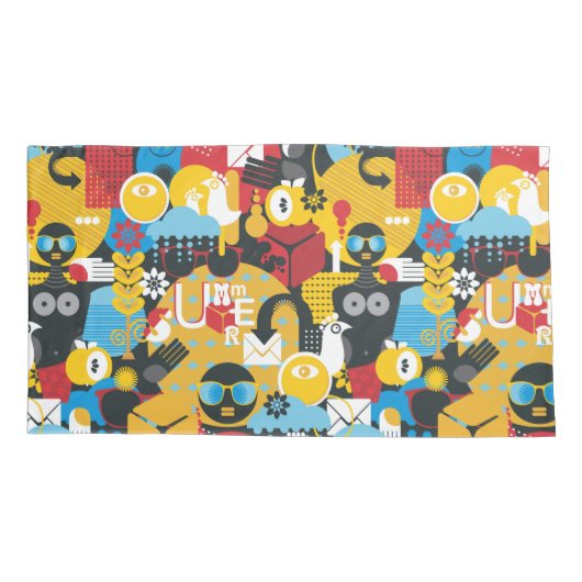 Housse D'oreillers Heure d'été (Dos)